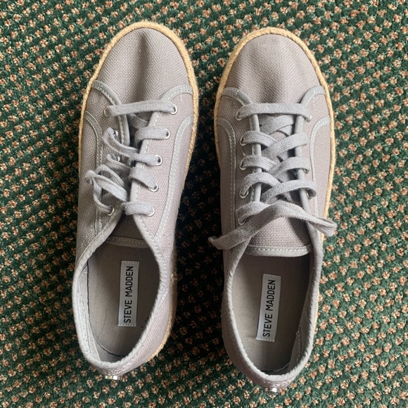 Steve Madden Fabric Espadrille Sneaker - Picture 1 of 7